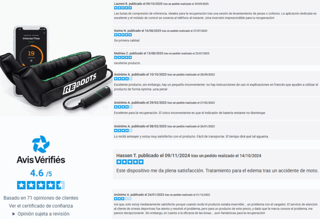 Opiniones de los clientes sobre reboots go lite